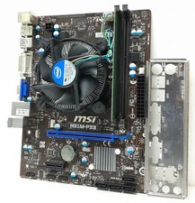 Placa-mãe MSI i3-4160 com proteção de E/S H81M-P33 LGA1150 DDR3 MICRO ATX comprar usado  Enviando para Brazil