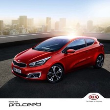 Kia Pro Ceed 2016 catalogue brochure polonais Poland na sprzedaż  PL