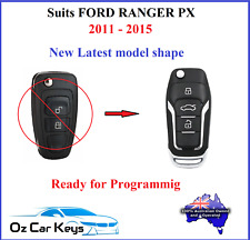 ADEQUADO PARA FORD RANGER PX 2011 2012 2013 2014 2015 CONTROLE REMOTO FLIP KEY TRANSPONDER CHIP comprar usado  Enviando para Brazil
