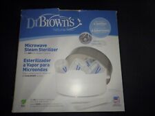 Esterilizador a vapor de micro-ondas Dr. Brown's para mamadeiras, mamilos, peças de mamadeira comprar usado  Enviando para Brazil