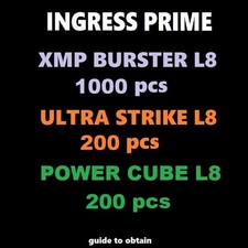 Guia para INGRESS PRIME: XMP Burster 1000; Ultra Strike 200; Power Cube 200 comprar usado  Enviando para Brazil