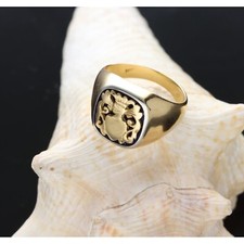 Anello stemma araldico usato  Sustinente
