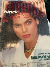 Black Passion International Hair Magazine Hype Poster Size Salon Profiles comprar usado  Enviando para Brazil