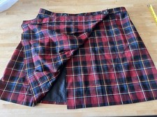 red tartan plaid skirt for sale  CHELMSFORD