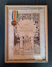 Militaria ww1 attestato usato  Pinerolo