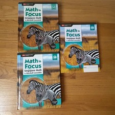 Math In Focus Singapore Math Grade 5 - Used Textbooks 5A & 5B + 5B NEW Workbook comprar usado  Enviando para Brazil