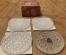 Usado, Set of 4 Brilhante Maua B 012 Handpressed Crystal Coasters Made in Brazil w/box comprar usado  Enviando para Brazil