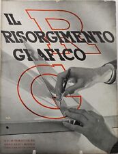 Rivista risorgimento grafico usato  Sarzana