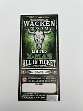 Wacken 2013 limited gebraucht kaufen  Ehrenburg