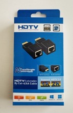 Extensor HDTV Over Cat6 RJ45 para adaptador HDMI, 1080p 4K 2K, sem necessidade de energia comprar usado  Enviando para Brazil