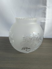 Vintage frosted glass for sale  NORWICH