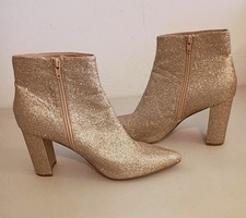 Bota de tornozelo Allegra K dourada glitter (tamanho 9) comprar usado Bota de tornozelo Allegra K dourada glitter (tamanho 9) comprar usado  Enviando para Brazil