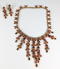 Red rhinestone drop for sale  Pine Bush