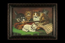 Charmante ancienne peinture d'occasion Charmante ancienne peinture d'occasion  Dettwiller