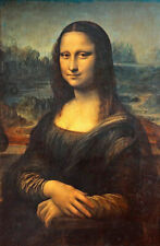 Pintura a óleo arte dos sonhos Leonardo da Vinci - jovem mulher sorridente Mona Lisa LONA comprar usado  Enviando para Brazil
