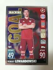 2021-22 TOPPS MATCH ATTAX UEFA Robert Lewandowski MÁQUINA GOLEIRA ESPELHO FOLHA CARTÃO  comprar usado  Enviando para Brazil