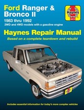Ford Ranger & Bronco II 2WD & 4WD petrol (83-92) Haynes Manual USA (Paperbac... comprar usado  Enviando para Brazil