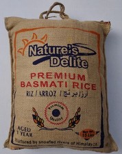 Usado, Bolsa de estopa de arroz Nature's Delite Basmati travesseiro de fibra poli fecho com zíper upcycle  comprar usado  Enviando para Brazil