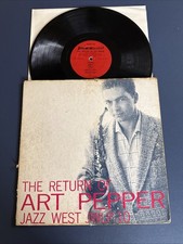 ART PEPPER - The Return of JWLP-10 1957 1st Press LP Vinyl VG comprar usado  Enviando para Brazil