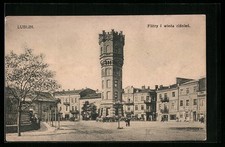 Lublin, Filtry i wieza cisnien, pocztówka  na sprzedaż  Wysyłka do Poland