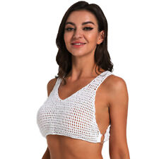 Top de biquíni de crochê à mão capa de dança extática feminina borlas boho roupa de banho comprar usado  Enviando para Brazil