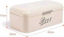 Brotkasten klappdeckel cream gebraucht kaufen  Unterschleißheim