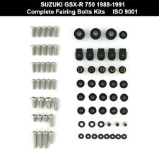 Carenagem De Boleto completo Kit de parafusos carroçaria Parafuso De Ajuste Para Suzuki GSXR750 1988-1991 comprar usado  Enviando para Brazil