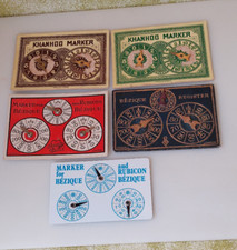 Bezique markers 5 for sale  MARKET HARBOROUGH