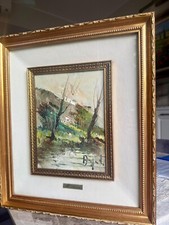 Olio tela paesaggio usato  Milano