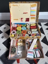 Vintage floral sewing for sale  BOLTON