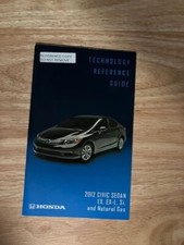 HONDA 2012 CIVIC SEDAN EX EX-L Si & NATURAL GAS TECHNOLOGY REFERENCE GUIDE SUPP comprar usado  Enviando para Brazil