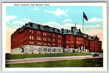 Cartão postal antigo Mercy Hospital Des Moines Iowa c1910s comprar usado  Enviando para Brazil