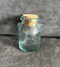 Green glass skull for sale  ELY