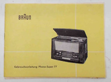 Braun. istruzioni uso. usato  Vercelli