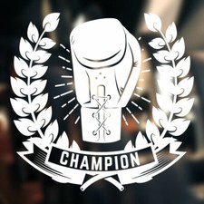 Autocollant mural boxe d'occasion  Expédié en France