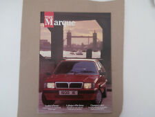Lancia. marque magazine.1989. for sale  HUNTINGDON