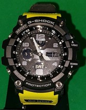 Relógio masculino Casio G-Shock preto - GSG-100 1A.Mudmaster solar resistente.  comprar usado  Enviando para Brazil
