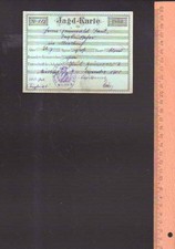 Bayern jagdkarte 1908 gebraucht kaufen  Augsburg