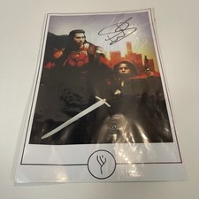 Cartão fotográfico assinado por Warwick Davis 6,5x10 Willow fotográfico LEIA ESCRIVANINHA comprar usado  Enviando para Brazil