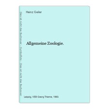 Allgemeine zoologie geiler gebraucht kaufen Allgemeine zoologie geiler gebraucht kaufen  Aarbergen