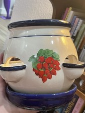 Vintage strawberry ceramic for sale  Norman