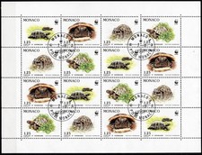 Monaco 1991 feuille d'occasion  Montrichard