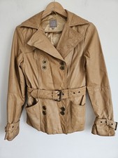 Tan leather jacket. for sale  WEDNESBURY