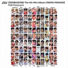 Tarjeta fotográfica ZEROBASEONE ZB1 4º mini álbum CINEMA PARADISE AM WITHMUU BDM POB segunda mano  Embacar hacia Mexico