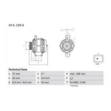 Cashback bosch alternator for sale  BIRMINGHAM