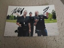 Foto AARON GOODWIN + NICK GROFF assinada 4x6 Ghost Adventures AUTÓGRAFO, usado comprar usado  Enviando para Brazil