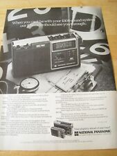 NATIONAL PANASONIC SOUND SYSTEM GX 1802 RÁDIO 1973 ANÚNCIO ARQUIVO A4 12 comprar usado  Enviando para Brazil