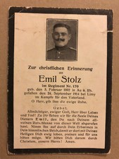 Sterbebild emil stolz gebraucht kaufen  Karlsruhe