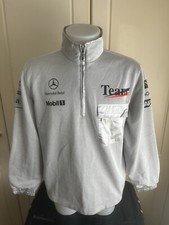 WEST McLAREN MERCEDES F1 TEAM ISSUE LÃ COM ZÍPER MASCULINO CHEFE GRANDE - TEMPORADA 2003 comprar usado  Enviando para Brazil
