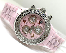 Novo relógio de quartzo techno JPM feminino rosa cerâmica CSX cronógrafo diamante comprar usado  Enviando para Brazil
